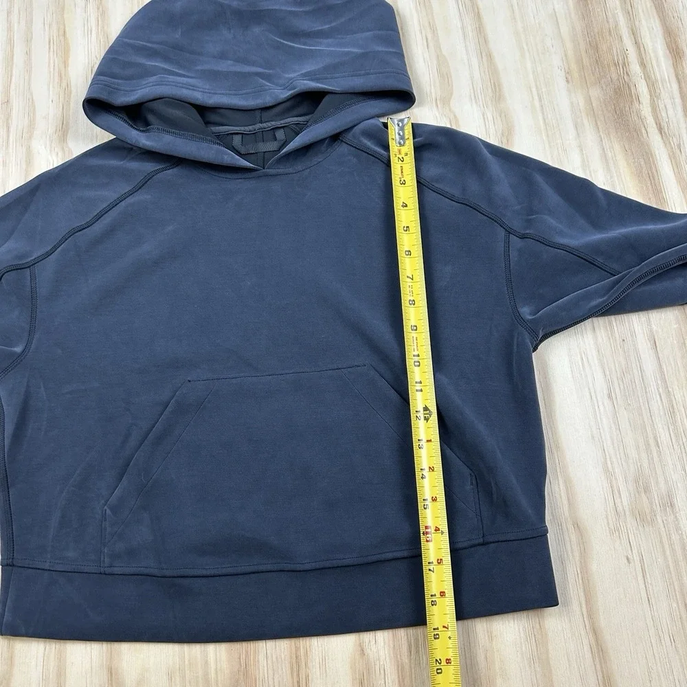 Lululemon Softstreme Hoodie Women's 4 Black W3HMVS Pullover Sweatshirt Athleisur